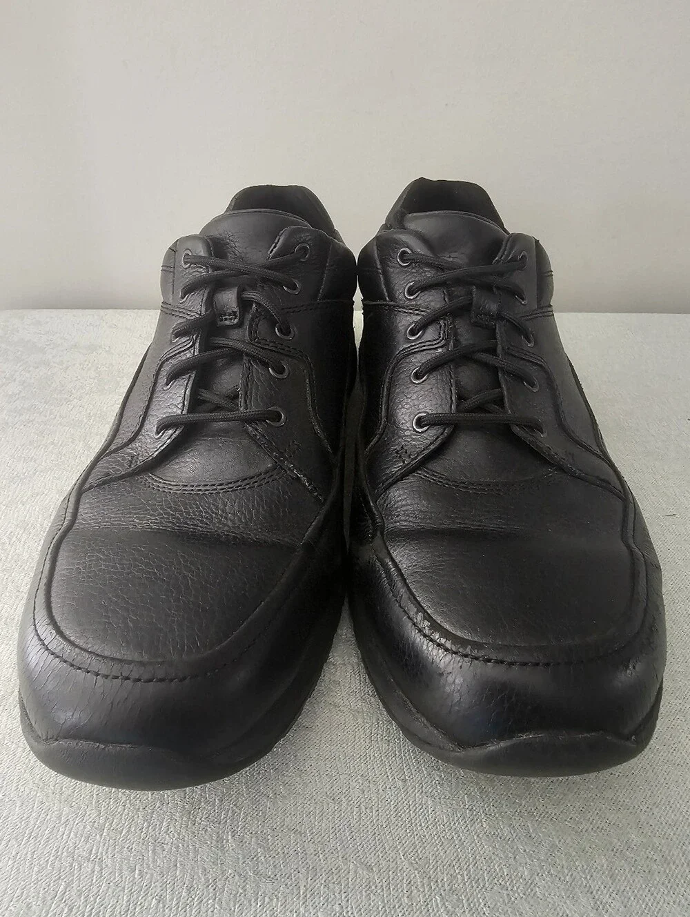 Rockport Men's Path To Change Edge Hill II Black Leather Shoes